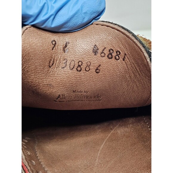 Allen Edmonds Mens Black Westbrook Leather 2 Eyelet Loafer Boat Shoes Sz 9 Wide - Picture 5 of 8